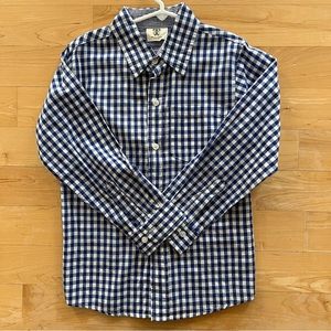Wes and Willy Boys Button-Down Size 5, Blue/White
